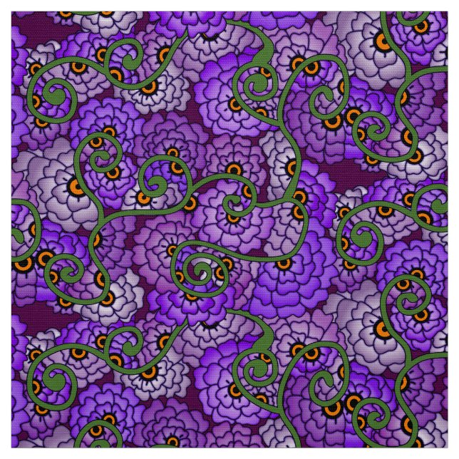 Blume Spiralen - Cool Stoff (Muster)
