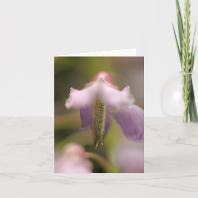 Blume Spirit Blank Grußkarte Karte (Vorderseite)