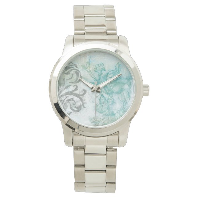 Blume Spray II Armbanduhr (Vorderseite)