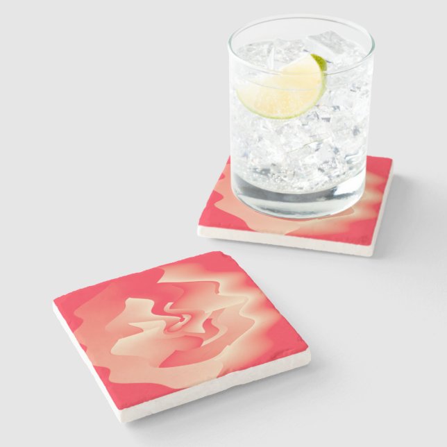 Blume Steinuntersetzer (Seitenansicht)