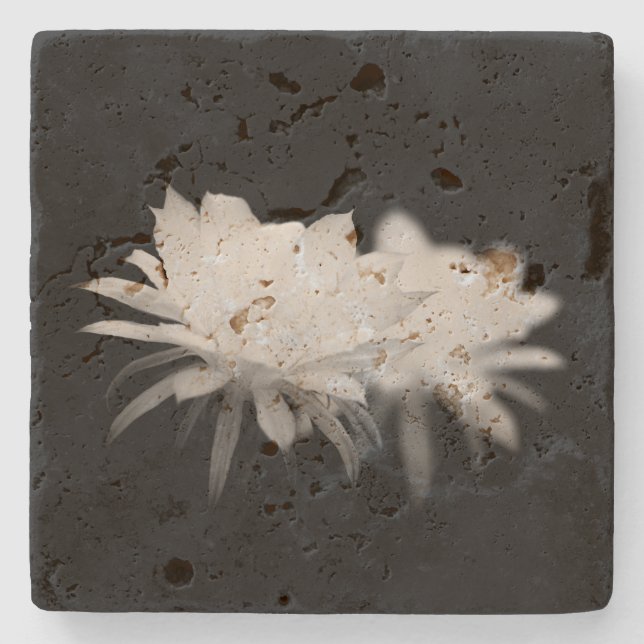 Blume Steinuntersetzer (Vorderseite)