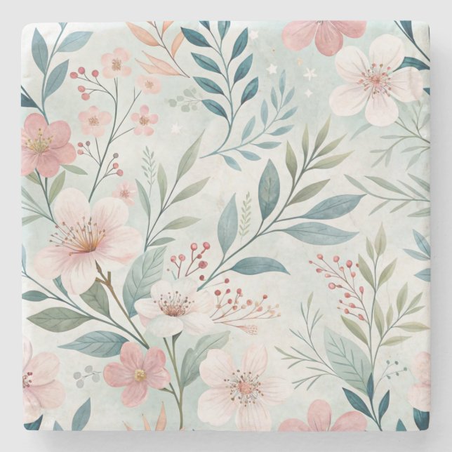 Blume Steinuntersetzer (Vorderseite)