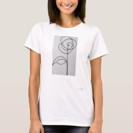 Blume, Stem, Blätter Tee-Shirt T-Shirt