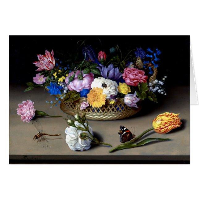 Blume Still Life Bosschaert Niederländische Malere (Vorderseite (Horizontal))