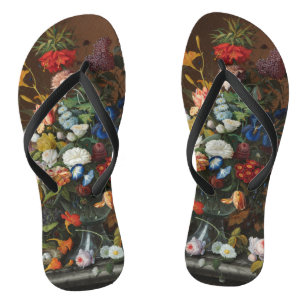 Blume Stillleben mit dem Vogelnest Severin Roesen Flip Flops