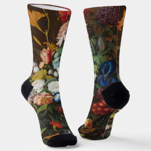 Blume Stillleben mit dem Vogelnest Severin Roesen Socken