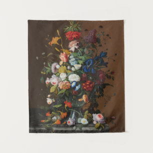 Blume Stillleben mit dem Vogelnest Severin Roesen Wandteppich