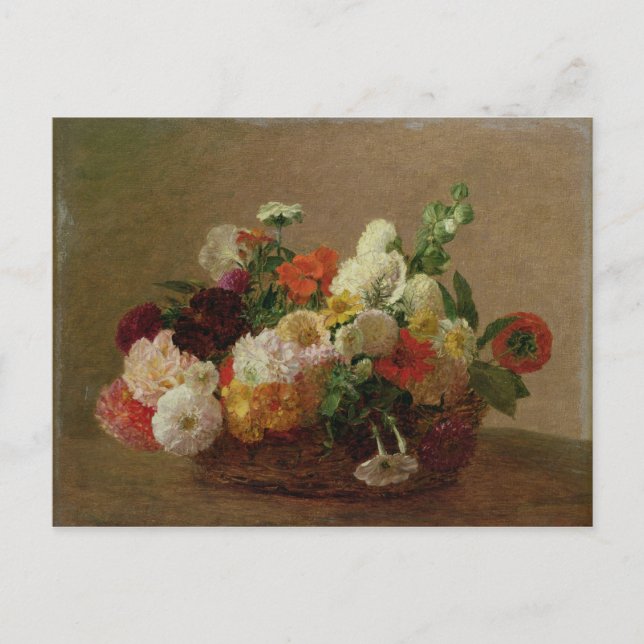 Blume Stillleben Postkarte (Vorderseite)