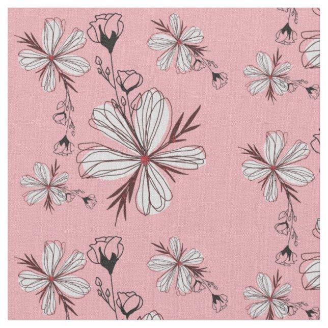 Blume Stoff (Nahaufnahme)