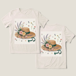 Blume Strohhut Tri-Blend Shirt