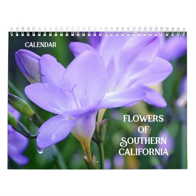 Blume Südkaliforniens SoCal-Kalender Kalender (Titelbild)