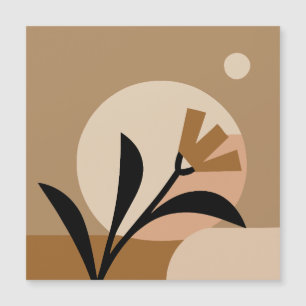 Blume Sun Boho Magnetkarte