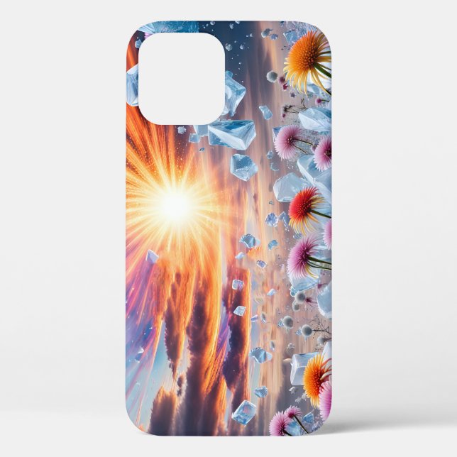 Blume Sunset Case-Mate iPhone Hülle (Rückseite)
