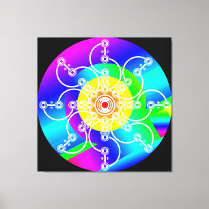 Blume Sunshine Stretched Canvas Print Leinwanddruck