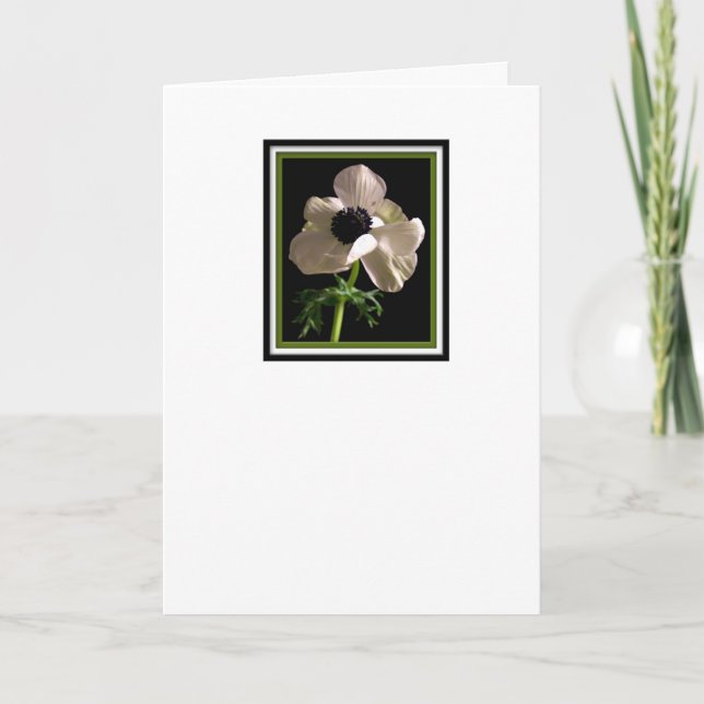 Blume Sympathy Card Karte (Vorderseite)