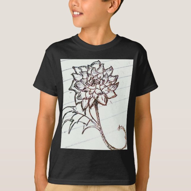 Blume T-Shirt (Vorderseite)