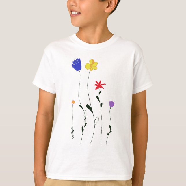 Blume T-Shirt (Vorderseite)