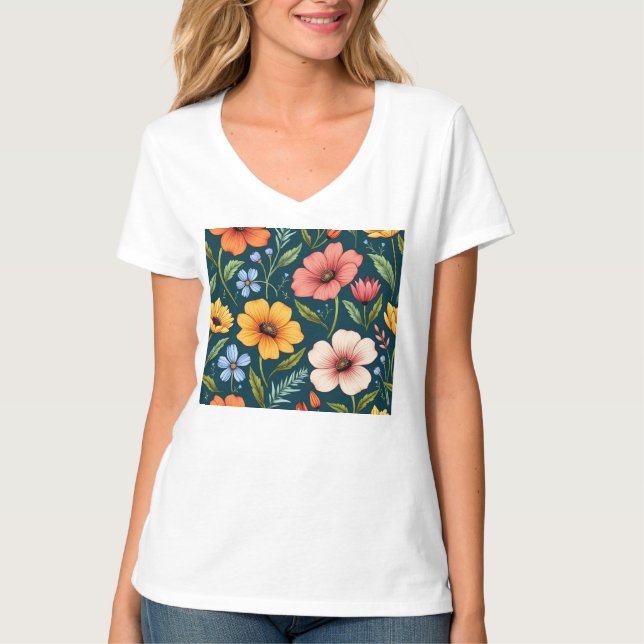 Blume T-Shirt (Vorderseite)