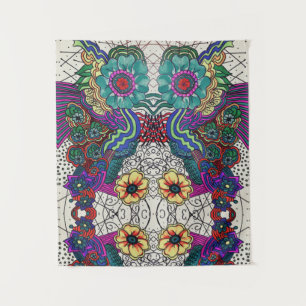 Blume tanzen wandteppich