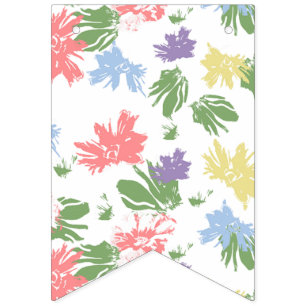 Blume tanzen wimpelkette