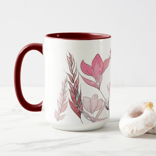 Blume Tasse (Mit Donut)