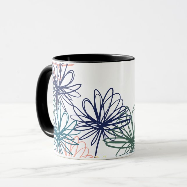 Blume Tasse (Vorderseite Links)