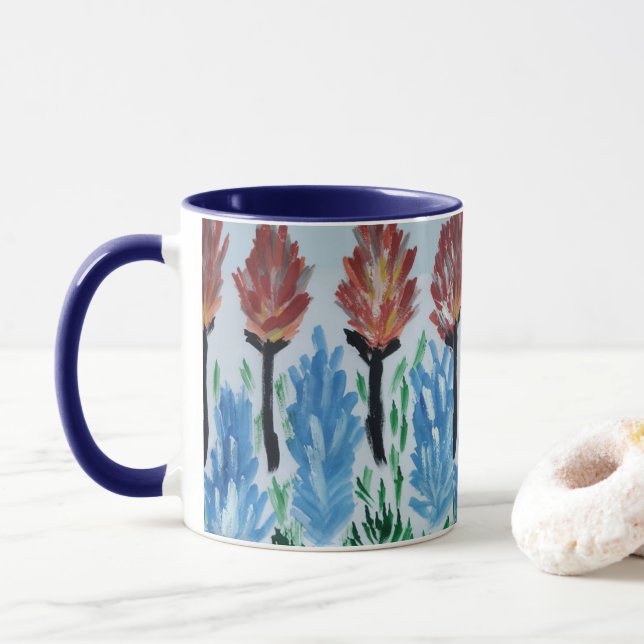 Blume Tasse (Mit Donut)