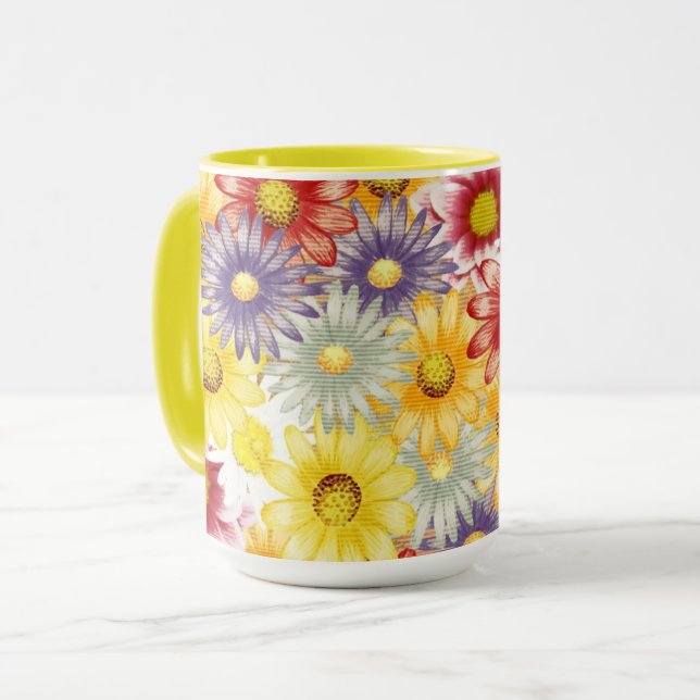 Blume Tasse (Vorderseite Links)