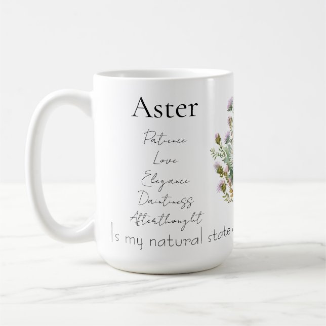 Blume Tasse September Tasse (Links)