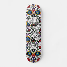 Blume Tattoo Skull Rose Skateboard Deck