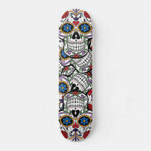 Blume Tattoo Skull Rose Skateboard Deck