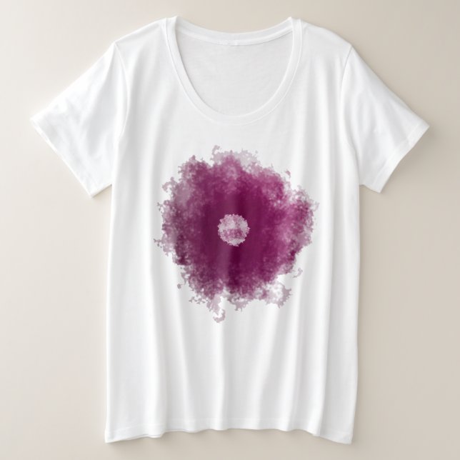 Blume Tee Digital Design (Design vorne)