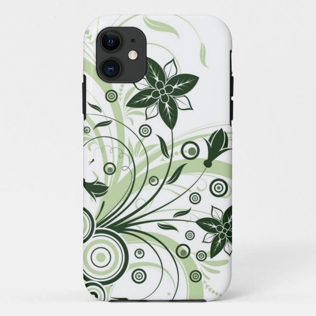 Blume-Telefongehäuse Case-Mate iPhone Hülle (Rückseite)