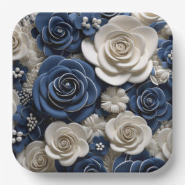 Blume-Teller 1-2 Pappteller