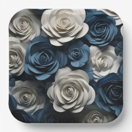 Blume-Teller 1-3 Pappteller