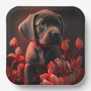 Blume-Teller Pappteller