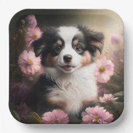 Blume-Teller Pappteller