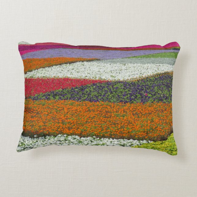 Blume Teppich Accent Pillow Dekokissen (Rückseite)