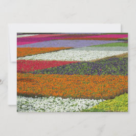 Blume Teppich Feiertagskarte