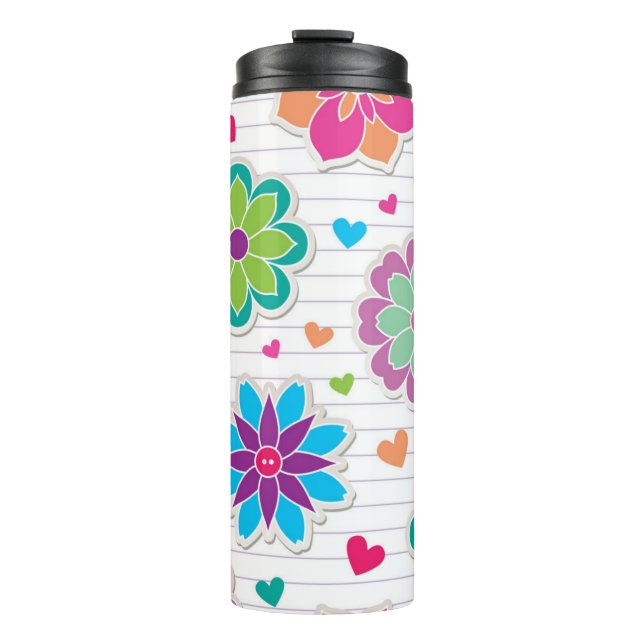 Blume Thermosbecher (Vorderseite)
