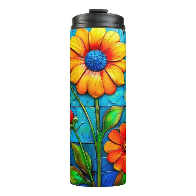Blume Thermosbecher (Vorderseite)