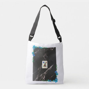 Blume Tile Mahjong Crossbody Bag Tragetaschen Mit Langen Trägern