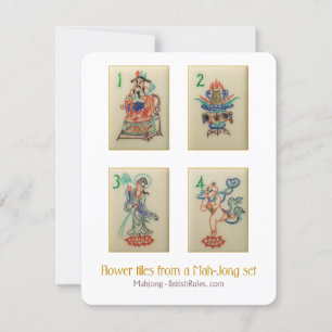 Blume Tiles - Erläuterung Einladung