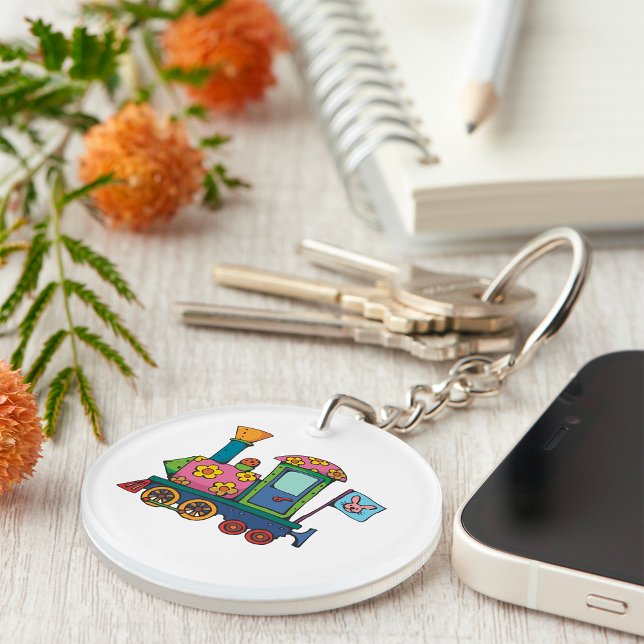 Blume Train Schlüsselanhänger (Von Creator hochgeladen)