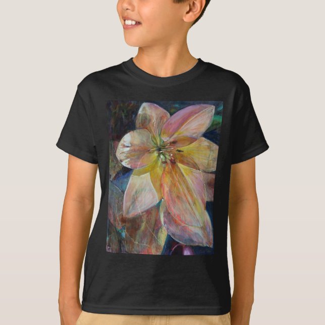 Blume "Transluzenz" T-Shirt (Vorderseite)