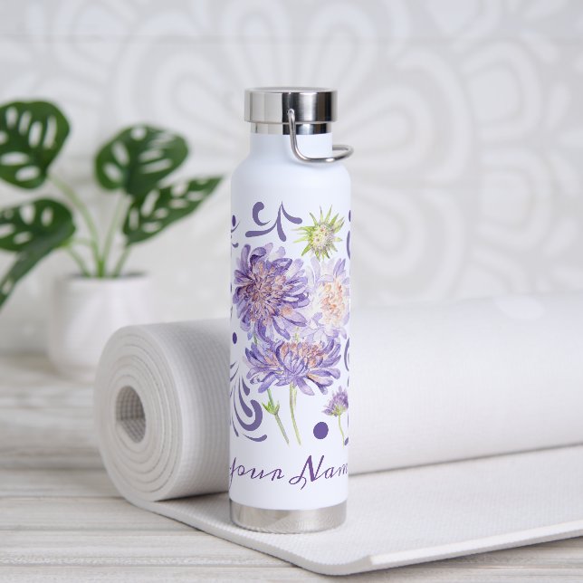 Blume Trinkflasche (Yoga)