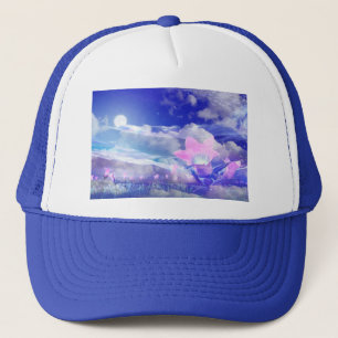 Blume Truckerkappe