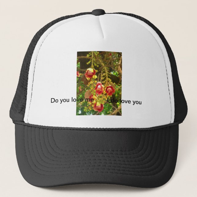 Blume Truckerkappe (Vorderseite)