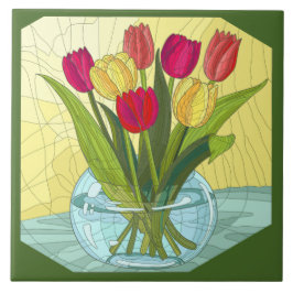 Blume, Tulpen Fliese