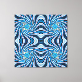 Blume Twirl Leinwanddruck